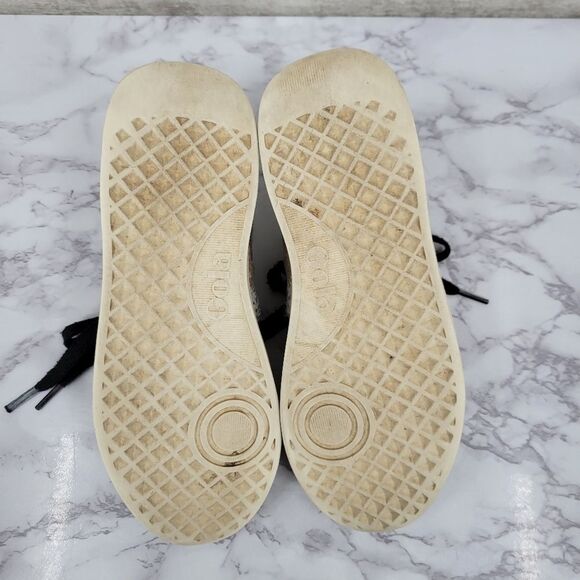 Gola Classics Women's Superslam Sneakers Black Gold Animal Print - Picture 3 of 15